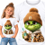 KOSZULKA DZIECIĘCA ŚWIĄTECZNA GRINCH CAFFE